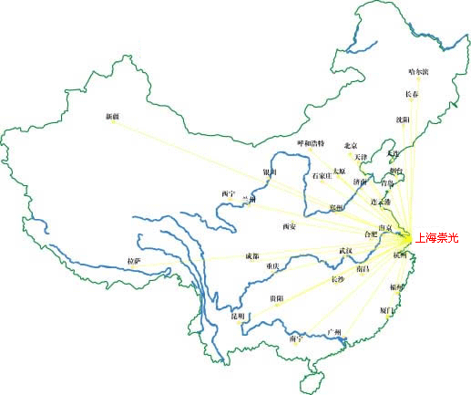 上海崇光阀门销售网络